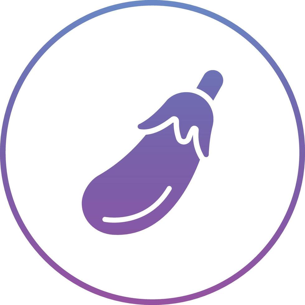 Eggplant Vector Icon