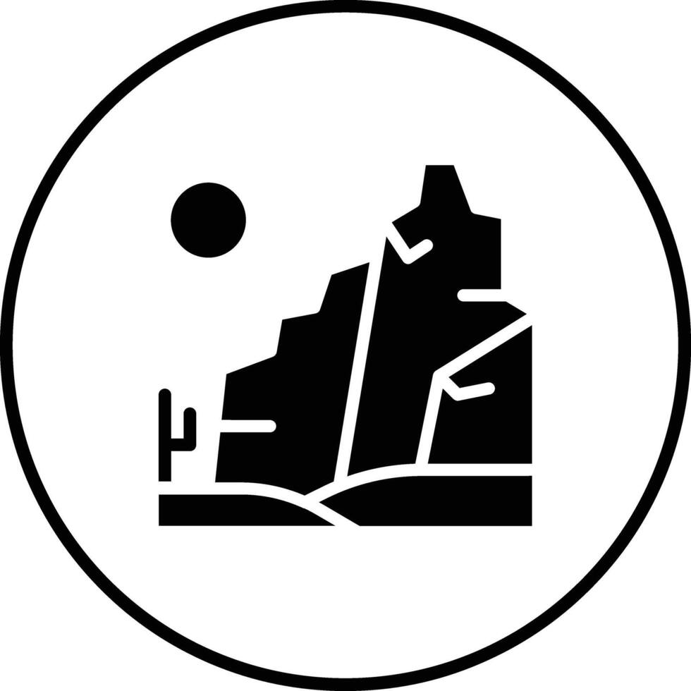Canyon Vector Icon