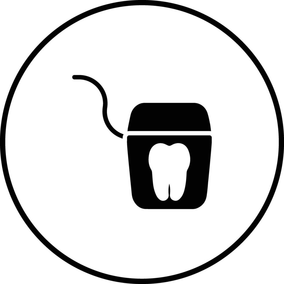 Dental Floss Vector Icon