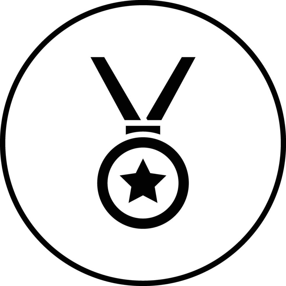 icono de vector de medalla