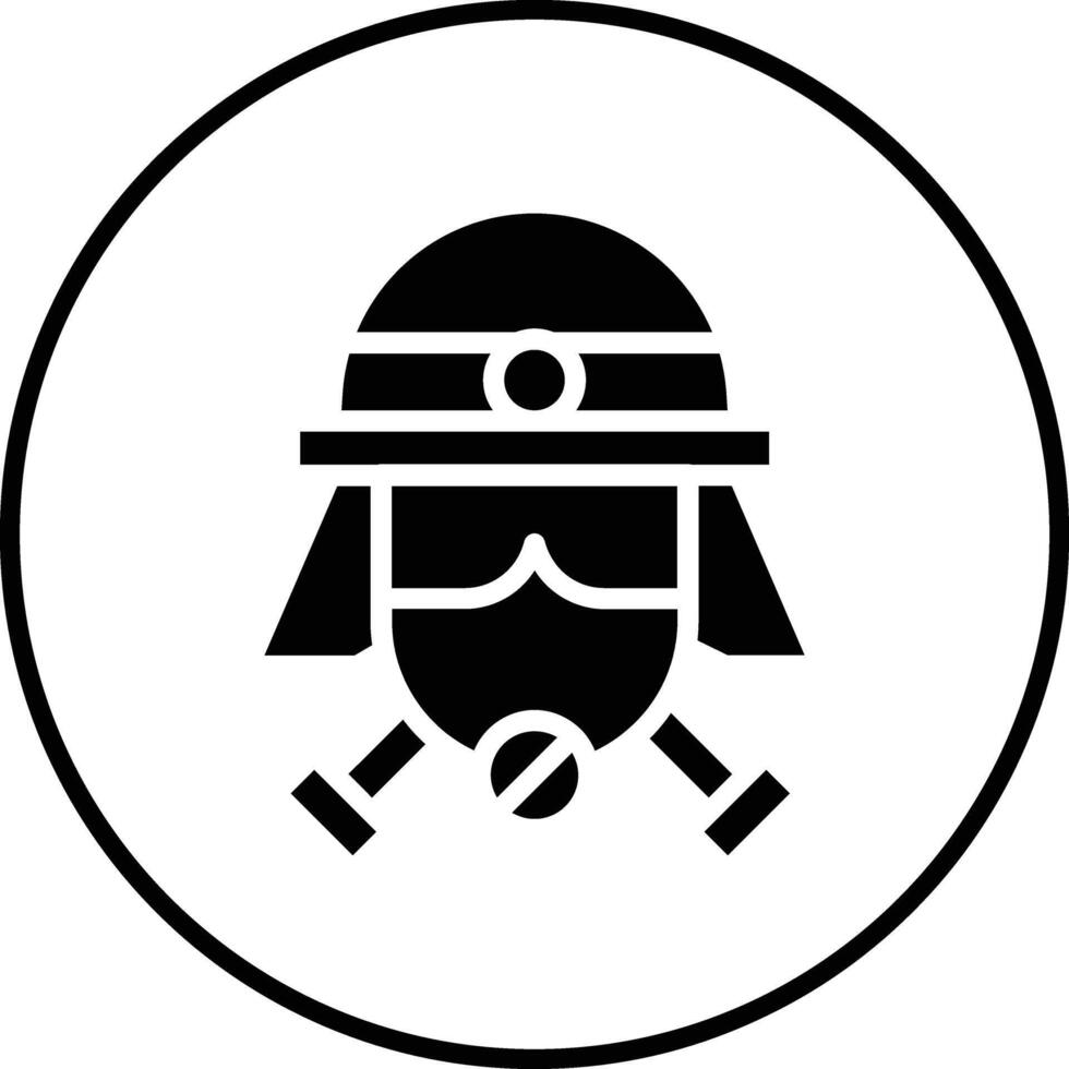 Fireman Mask Vector Icon