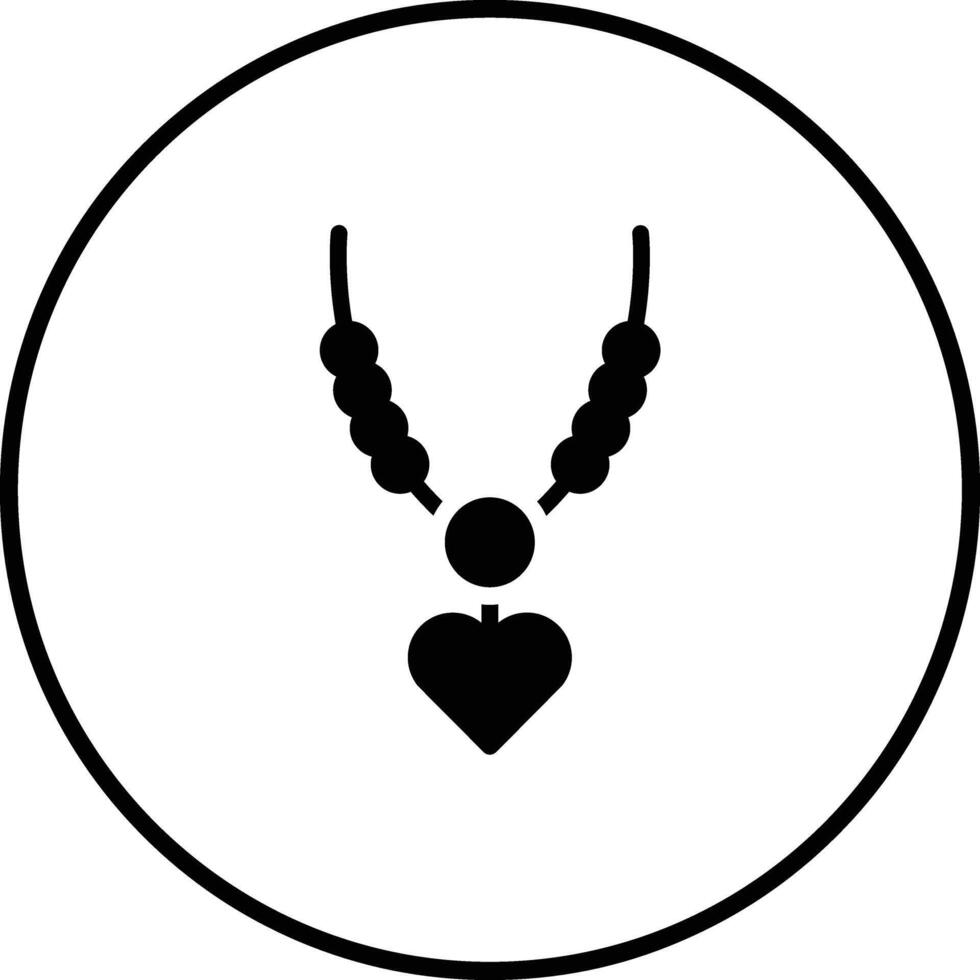 icono de vector de collar