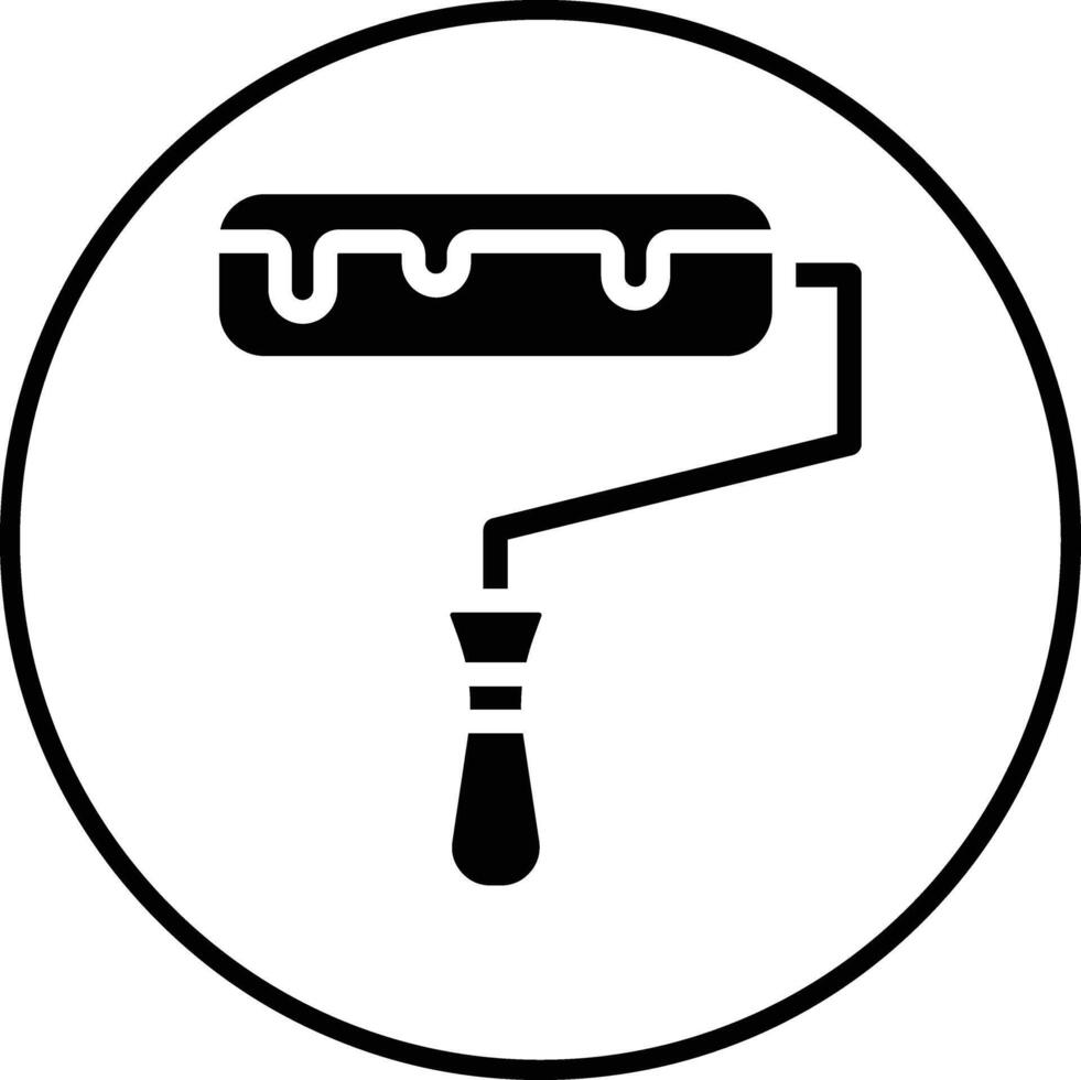 Paint Roller Vector Icon