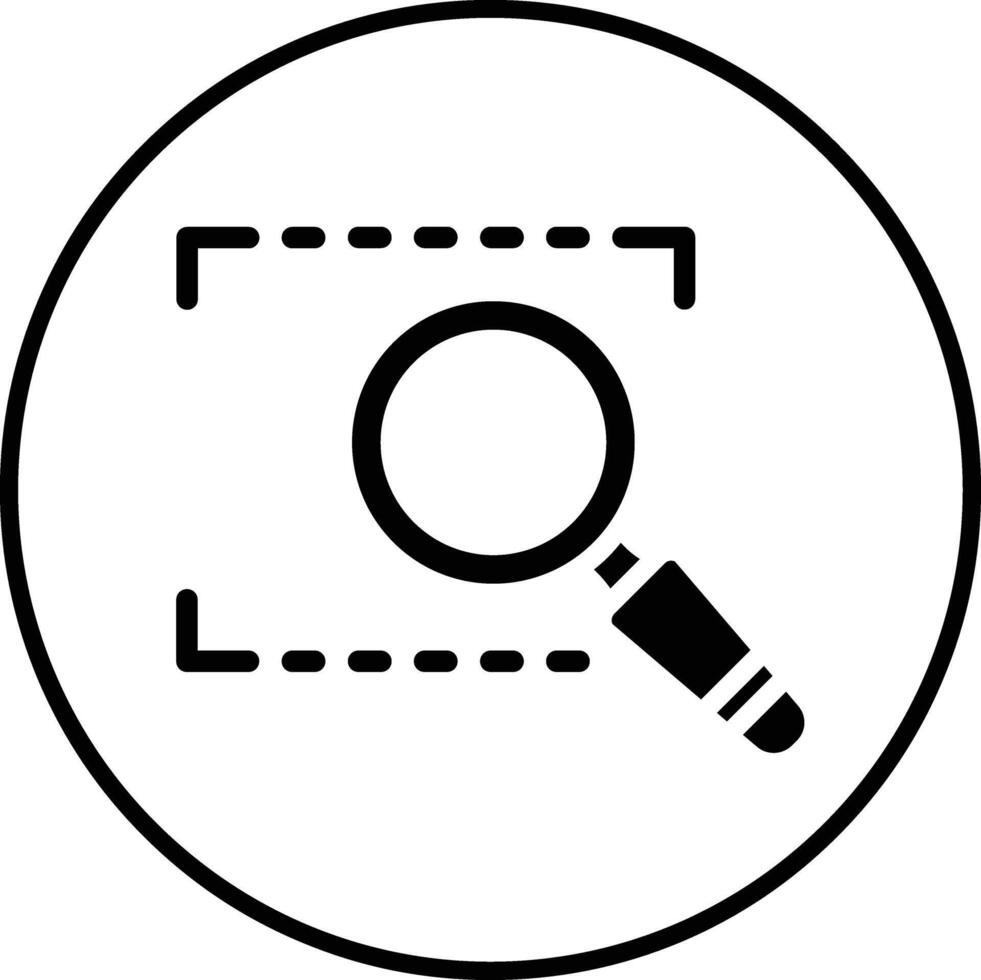 Zoom Area Vector Icon
