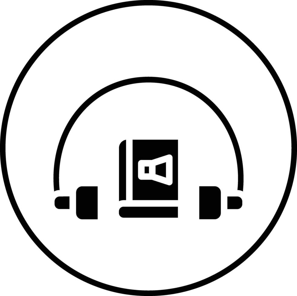 Audiobook Vector Icon