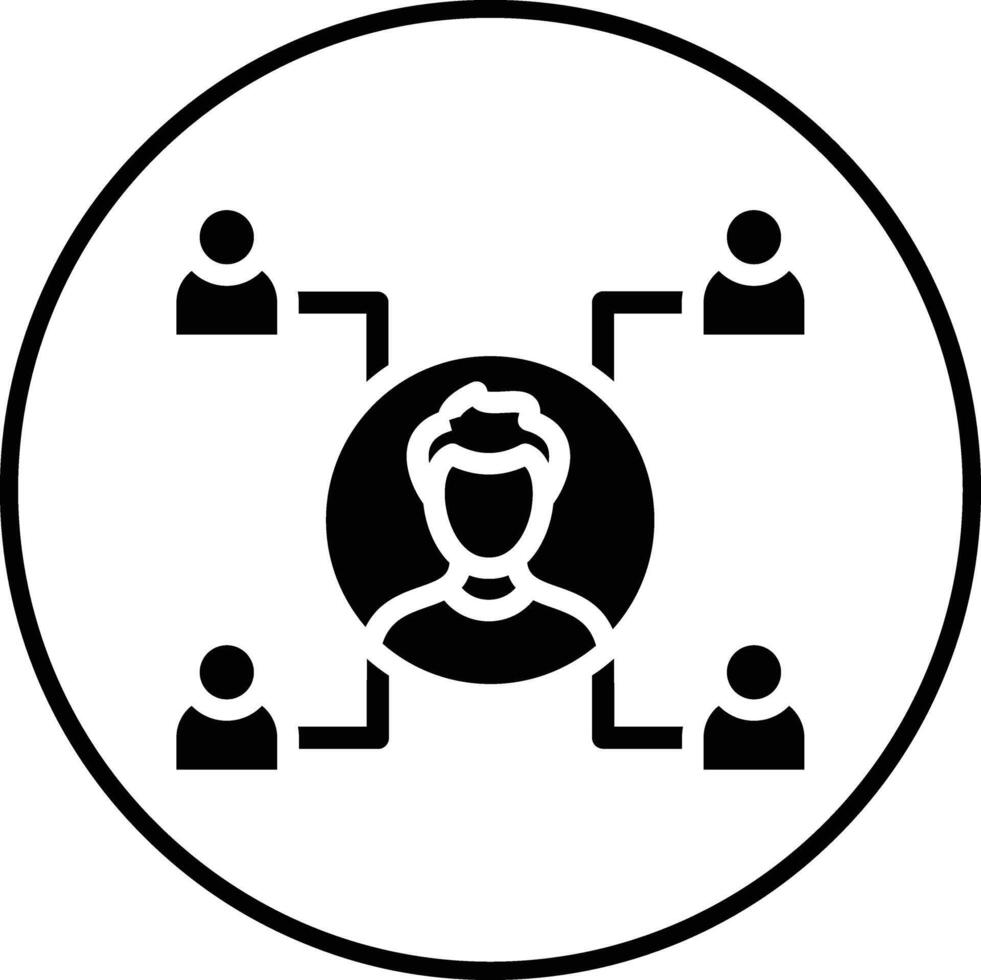 User Connection Vector Icon