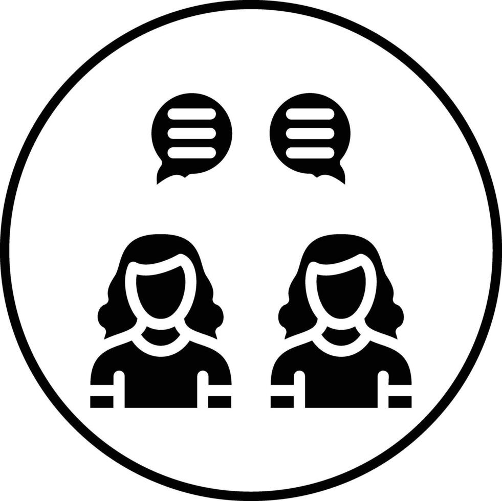 Conversation Vector Icon