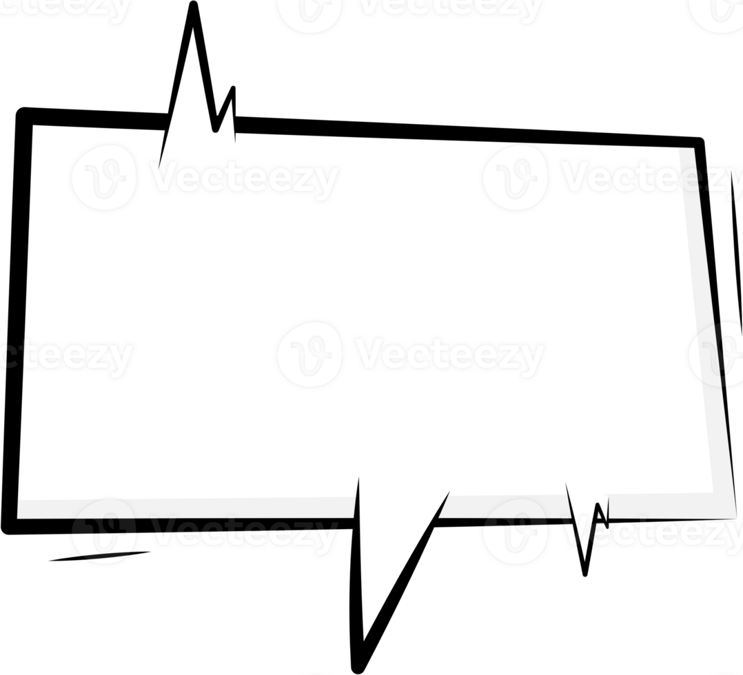 Black and white color speech bubble balloon, icon sticker memo keyword planner text box banner, flat png transparent element design