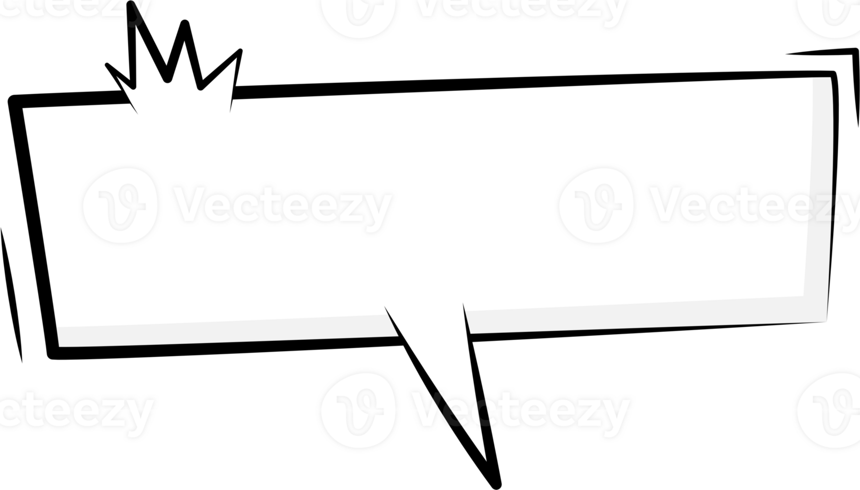 Black and white color speech bubble balloon, icon sticker memo keyword planner text box banner, flat png transparent element design