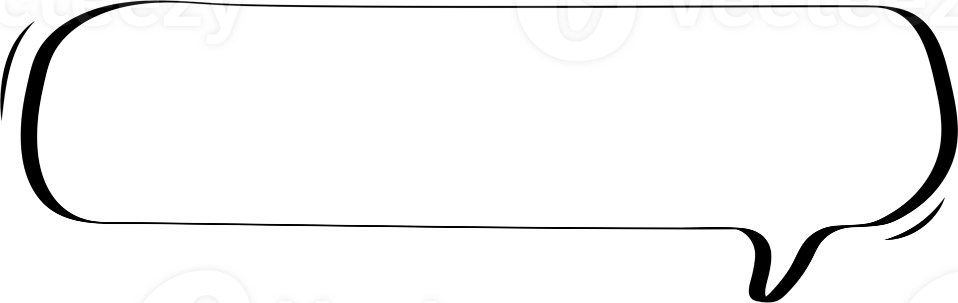 Black and white color speech bubble balloon, icon sticker memo keyword planner text box banner, flat png transparent element design
