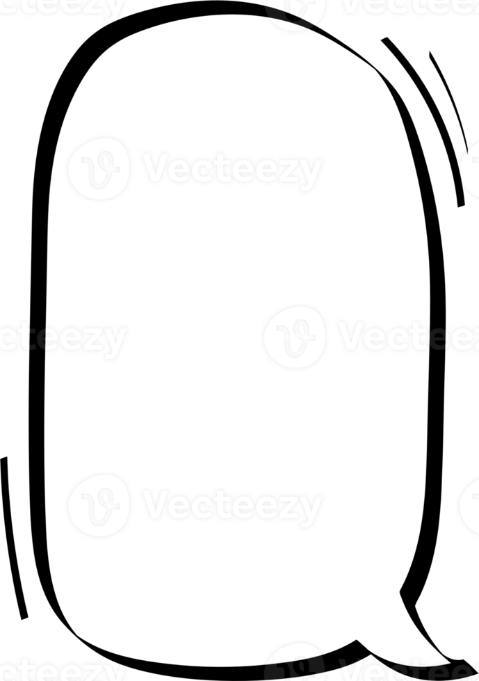Black and white color speech bubble balloon, icon sticker memo keyword planner text box banner, flat png transparent element design