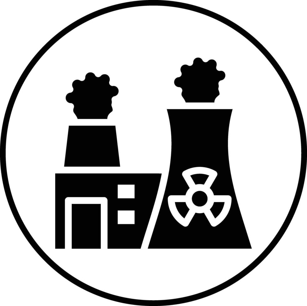 Nuclear Energy Vector Icon