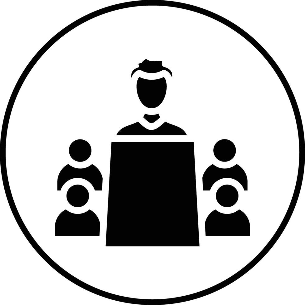 Meeting Vector Icon