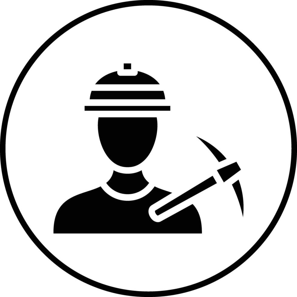 Miner Vector Icon