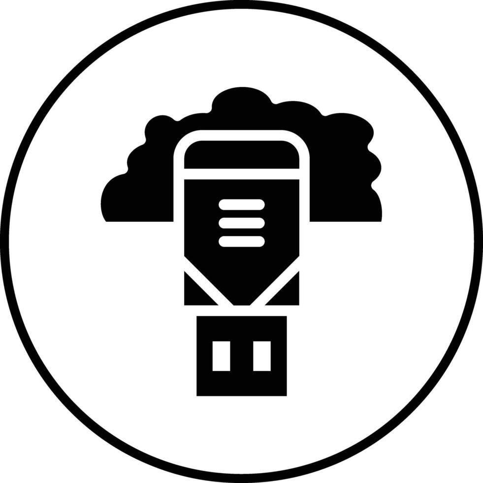 Cloud USB Vector Icon