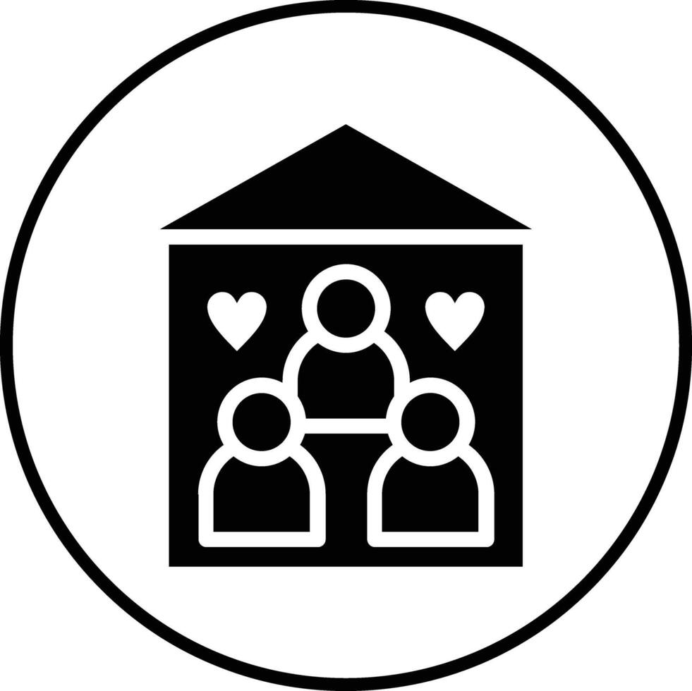 Sheltering Vector Icon