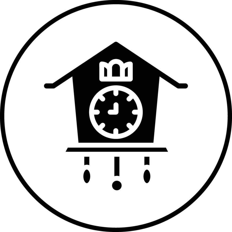 Cuckoo Clock Vector Icon