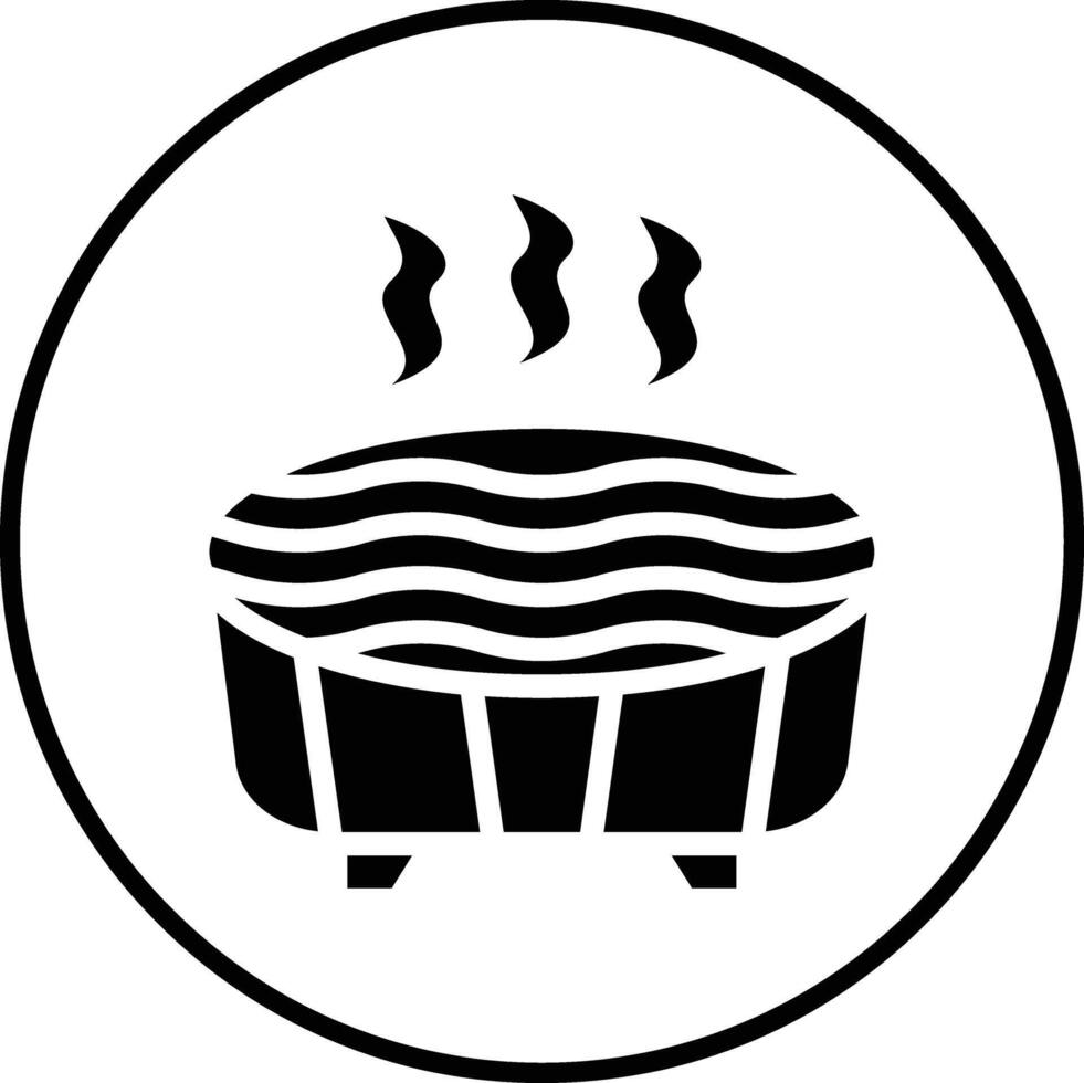 Hot Tub Vector Icon