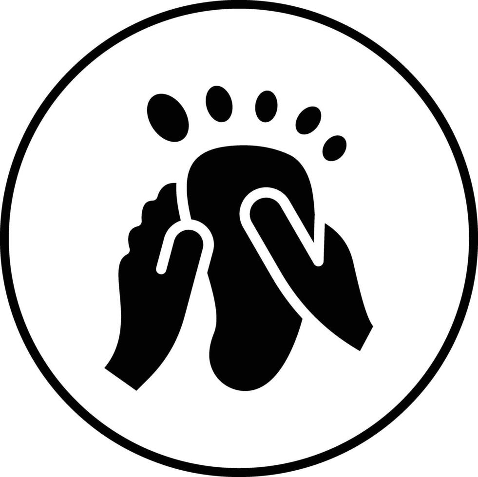 Foot Massage Vector Icon