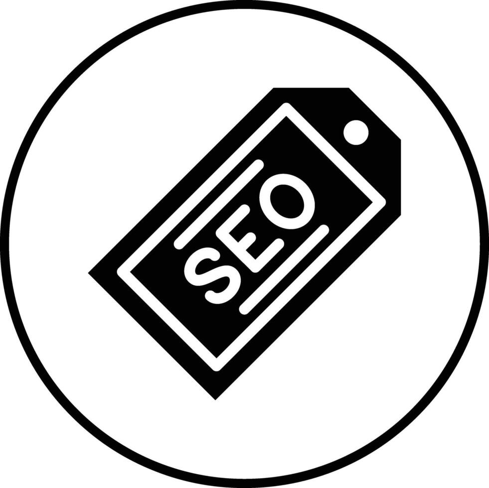 SEO Tag Vector Icon