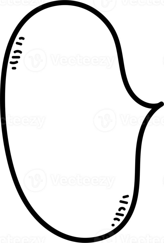 Black and white color speech bubble balloon, icon sticker memo keyword planner text box banner, flat png transparent element design