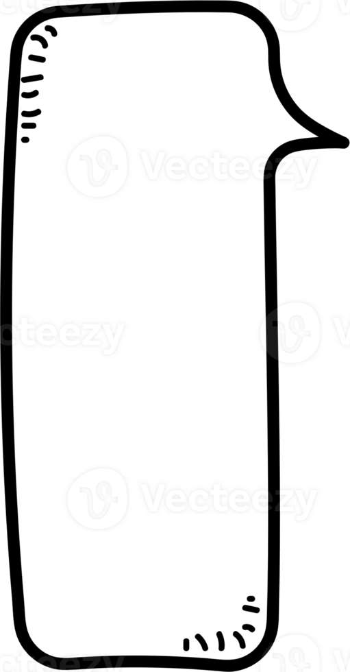 Black and white color speech bubble balloon, icon sticker memo keyword planner text box banner, flat png transparent element design