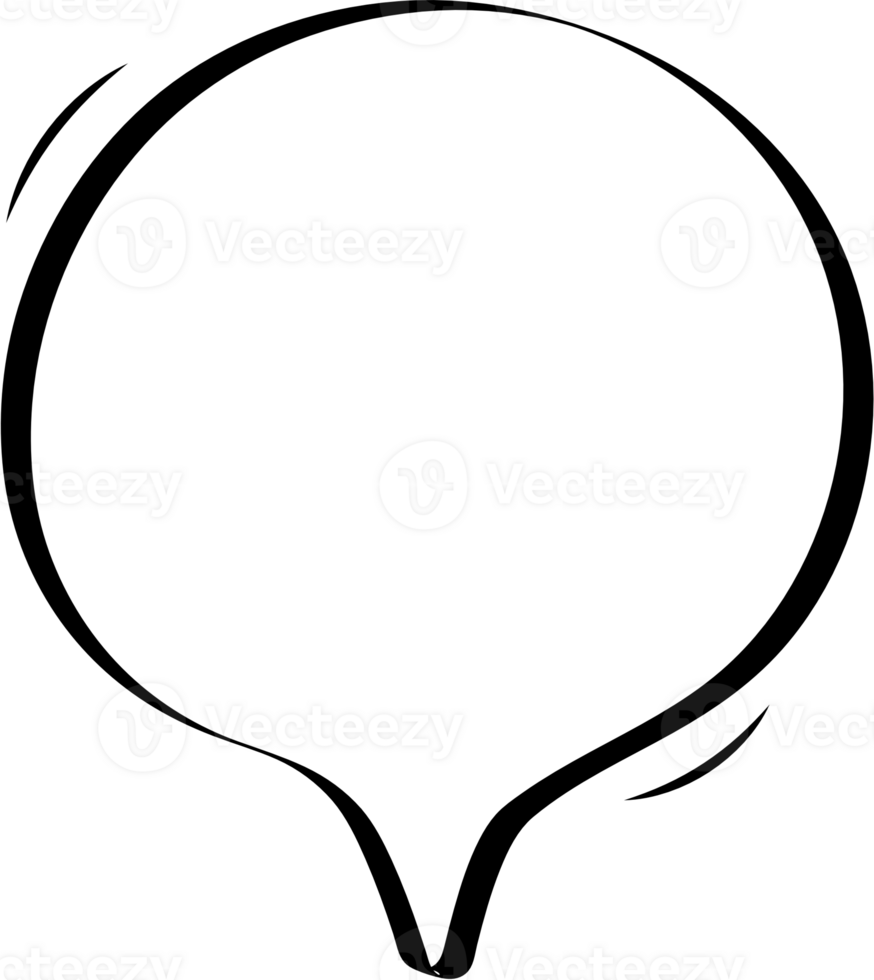Black and white color speech bubble balloon, icon sticker memo keyword planner text box banner, flat png transparent element design
