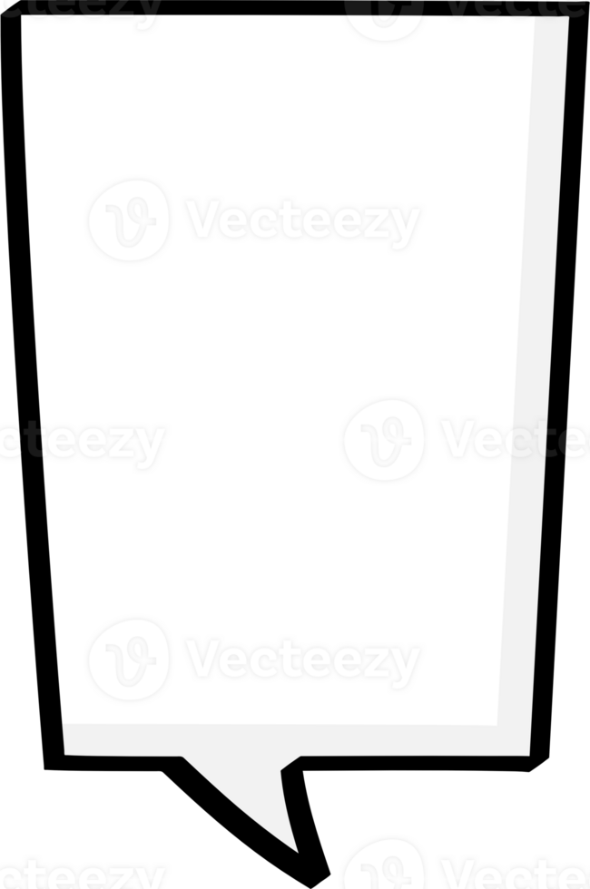 Black and white color speech bubble balloon, icon sticker memo keyword planner text box banner, flat png transparent element design
