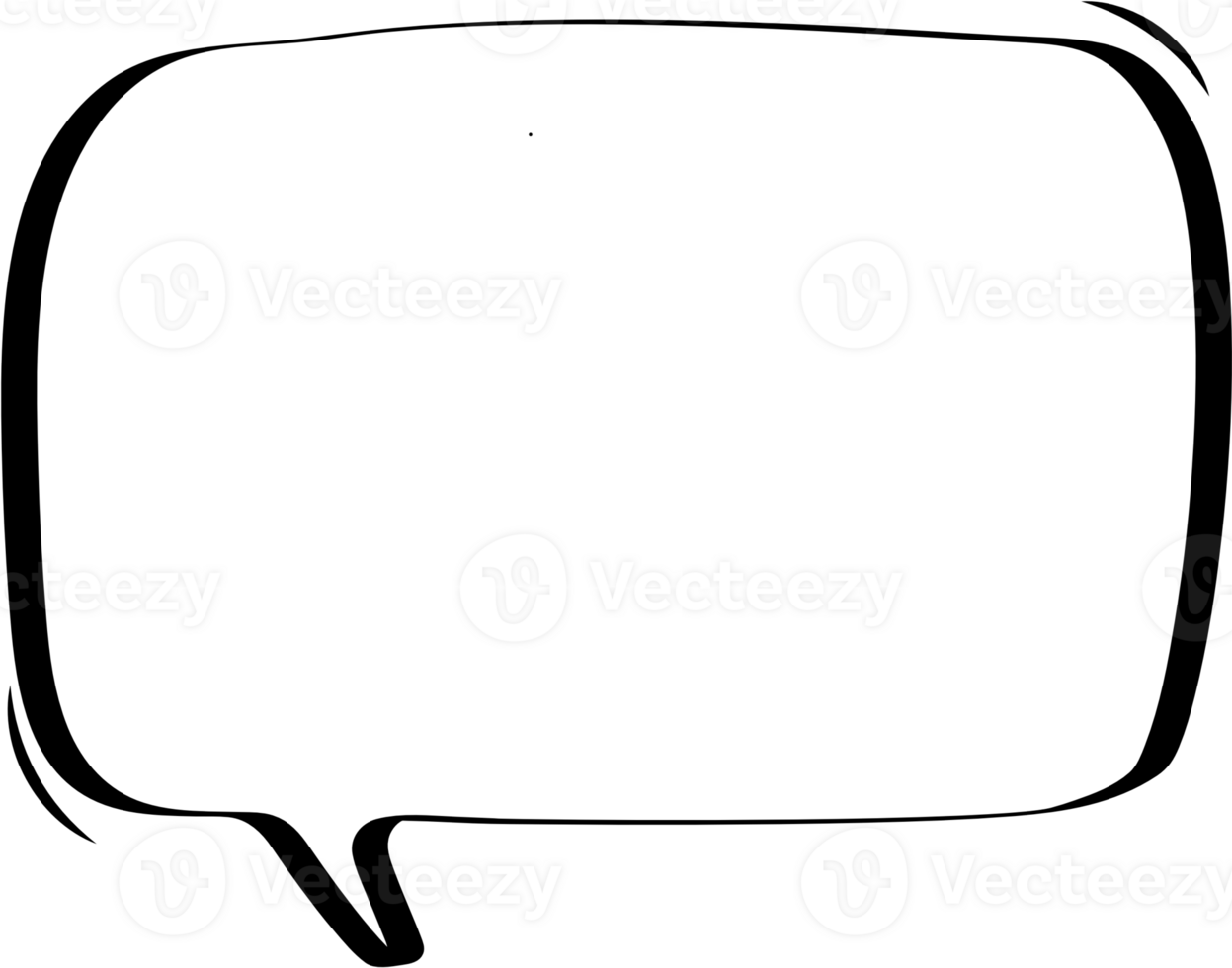 Black and white color speech bubble balloon, icon sticker memo keyword planner text box banner, flat png transparent element design