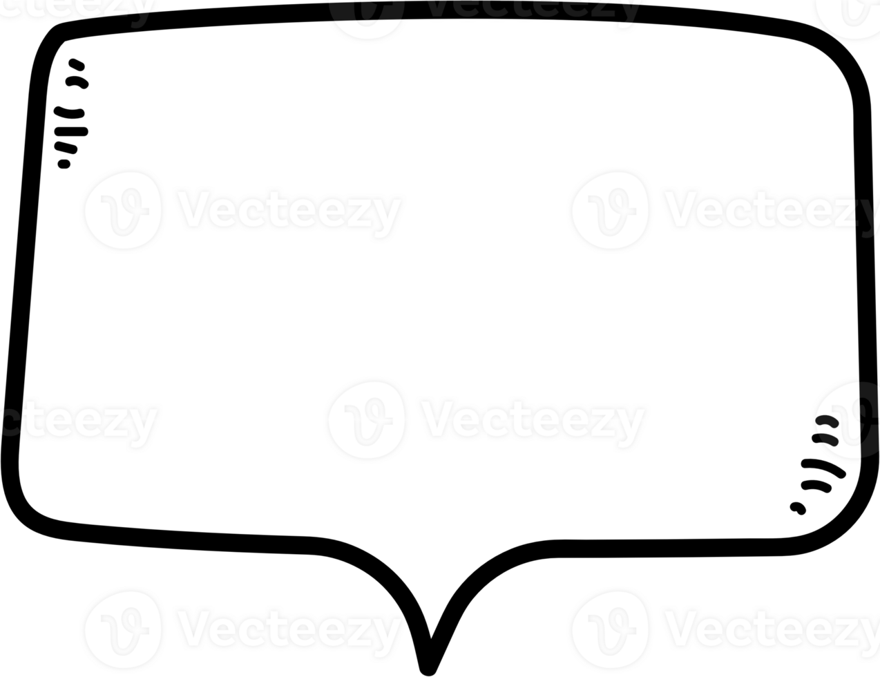 Black and white color speech bubble balloon, icon sticker memo keyword planner text box banner, flat png transparent element design