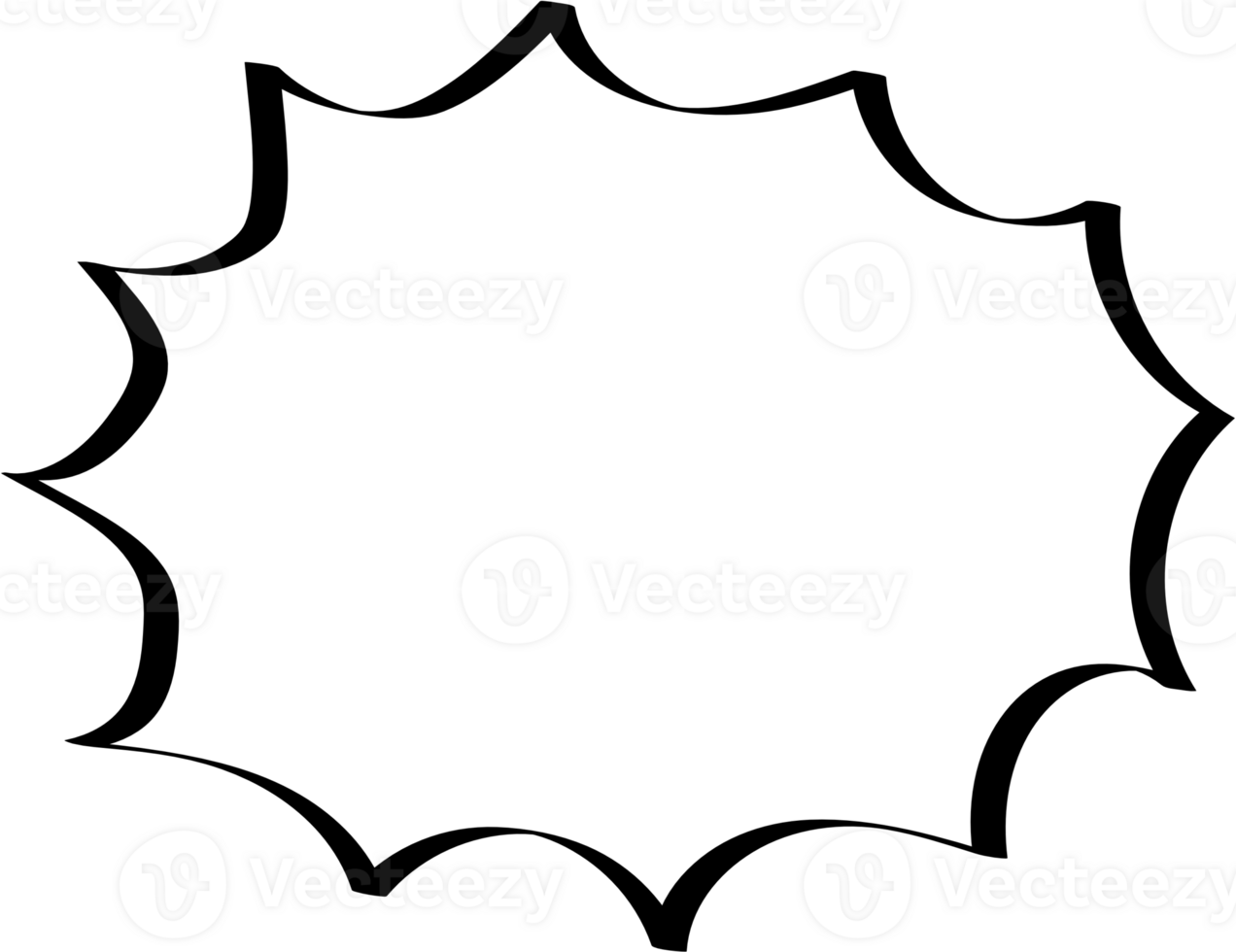 Black and white color speech bubble balloon, icon sticker memo keyword planner text box banner, flat png transparent element design