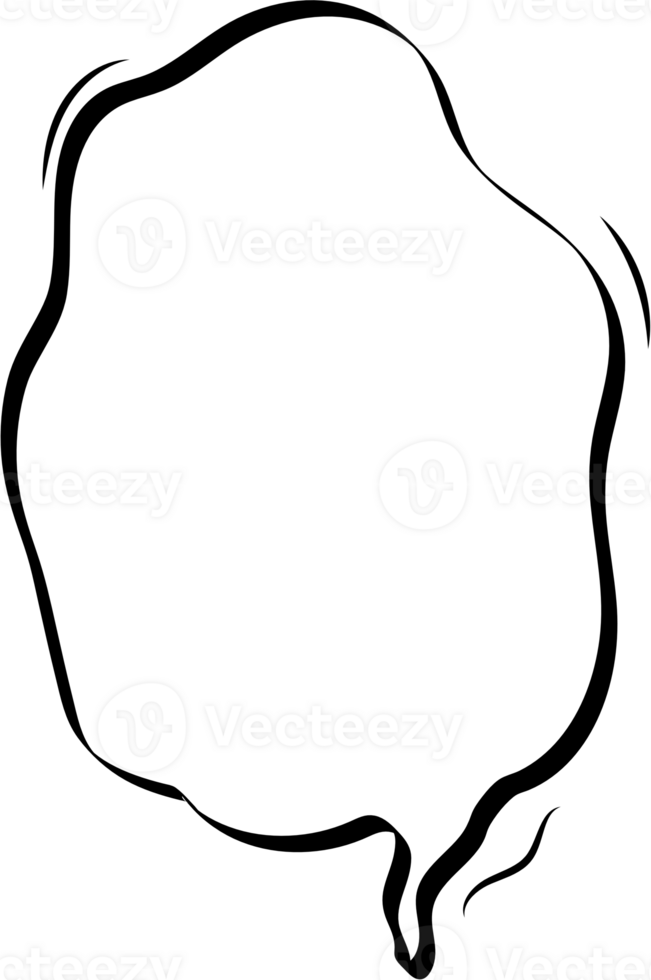 Black and white color speech bubble balloon, icon sticker memo keyword planner text box banner, flat png transparent element design