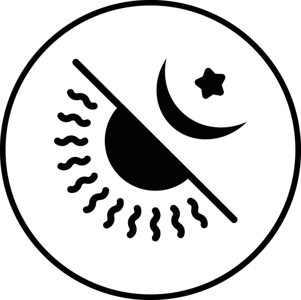 Day and Night Vector Icon