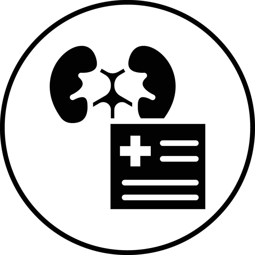 Kidney Checkup Vector Icon