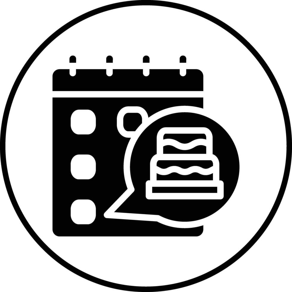 Birthday Date Vector Icon