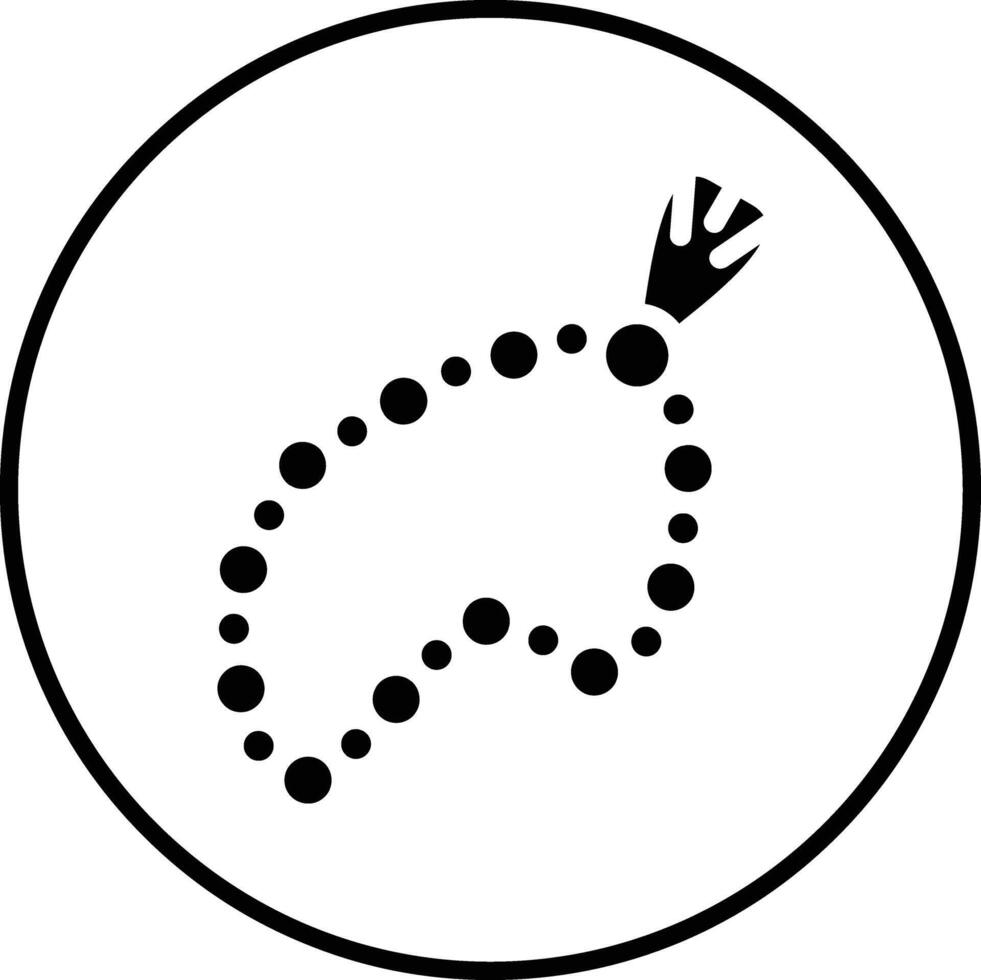 Praying Beads Vector Icon