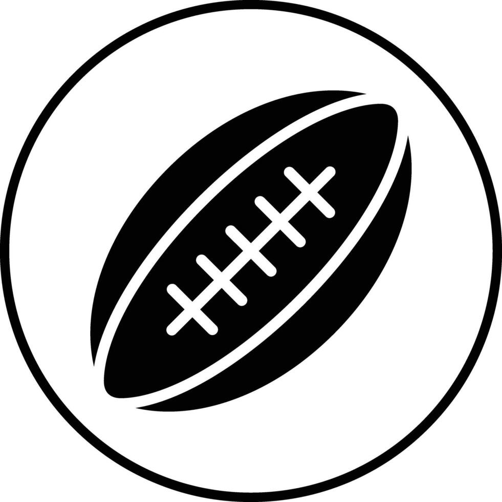 icono de vector de rugby