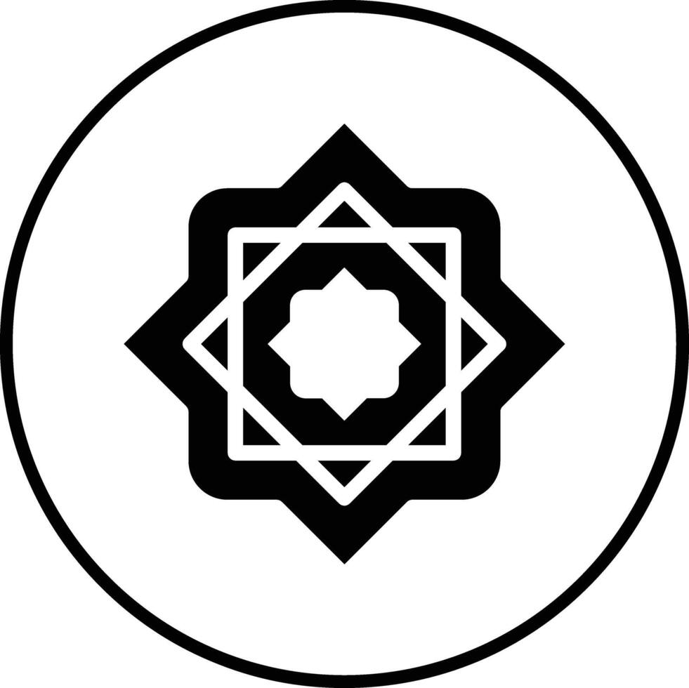 Rub El Hizb Vector Icon
