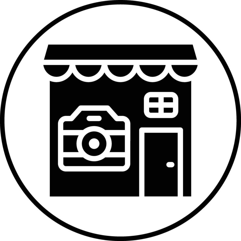 Camera Shop Vector Icon
