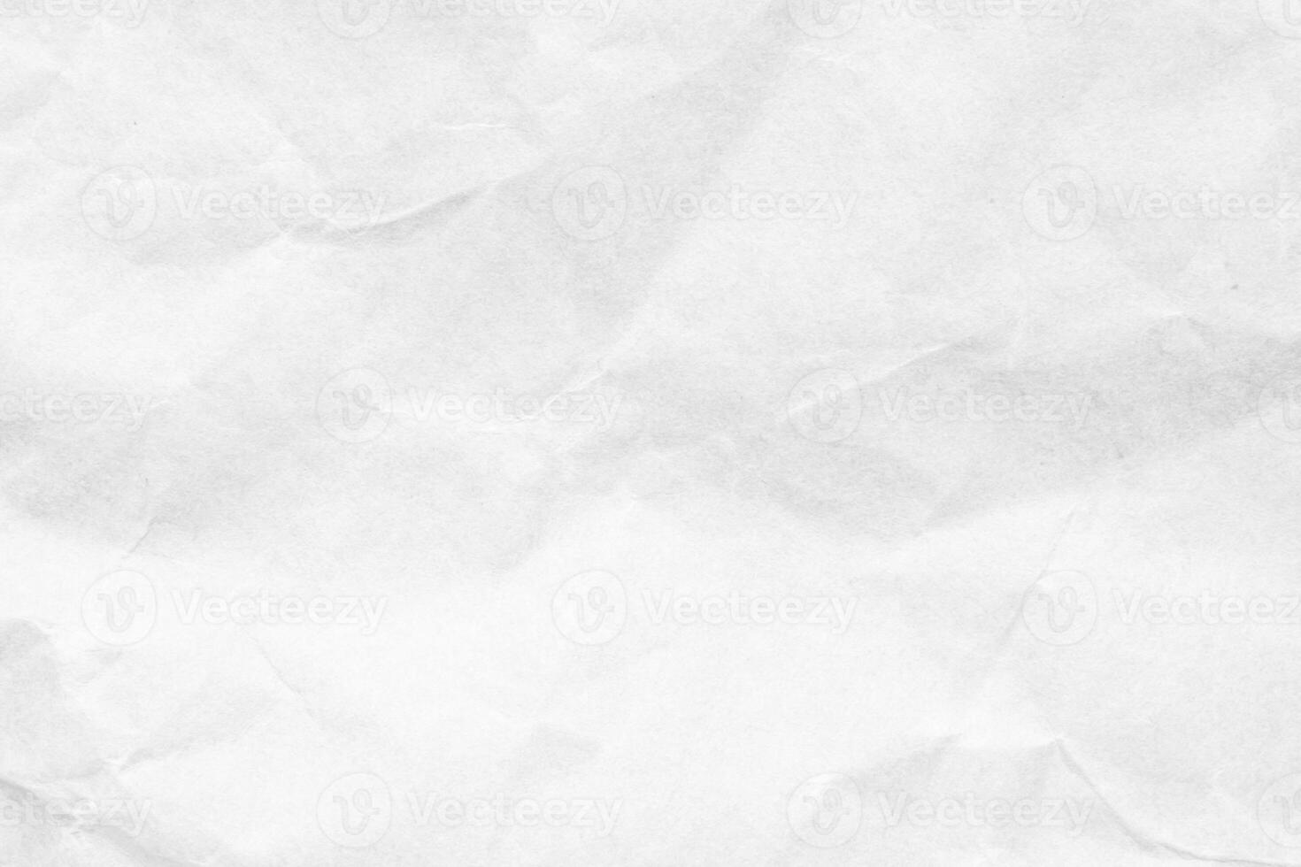 Abstract white crumpled and creased recycle craft paper texture background photo