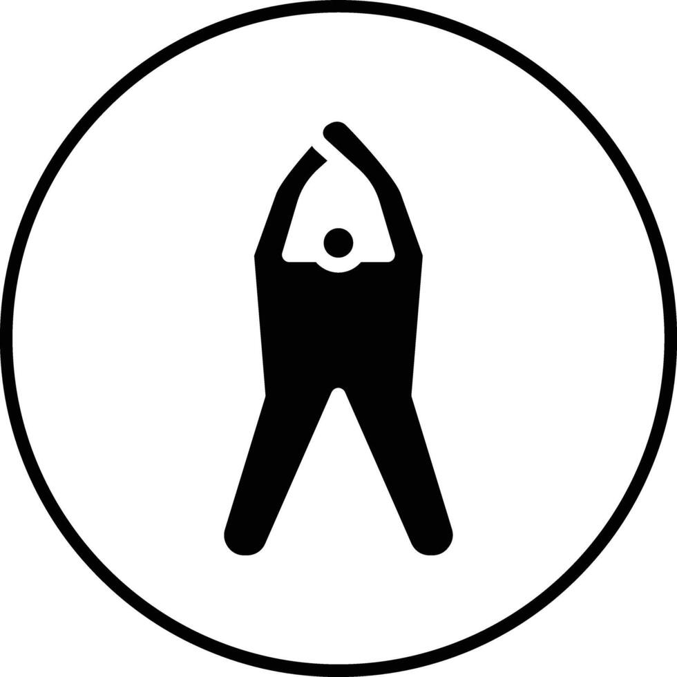 Person Exercising Vector Icon