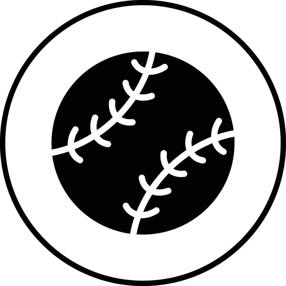 icono de vector de béisbol