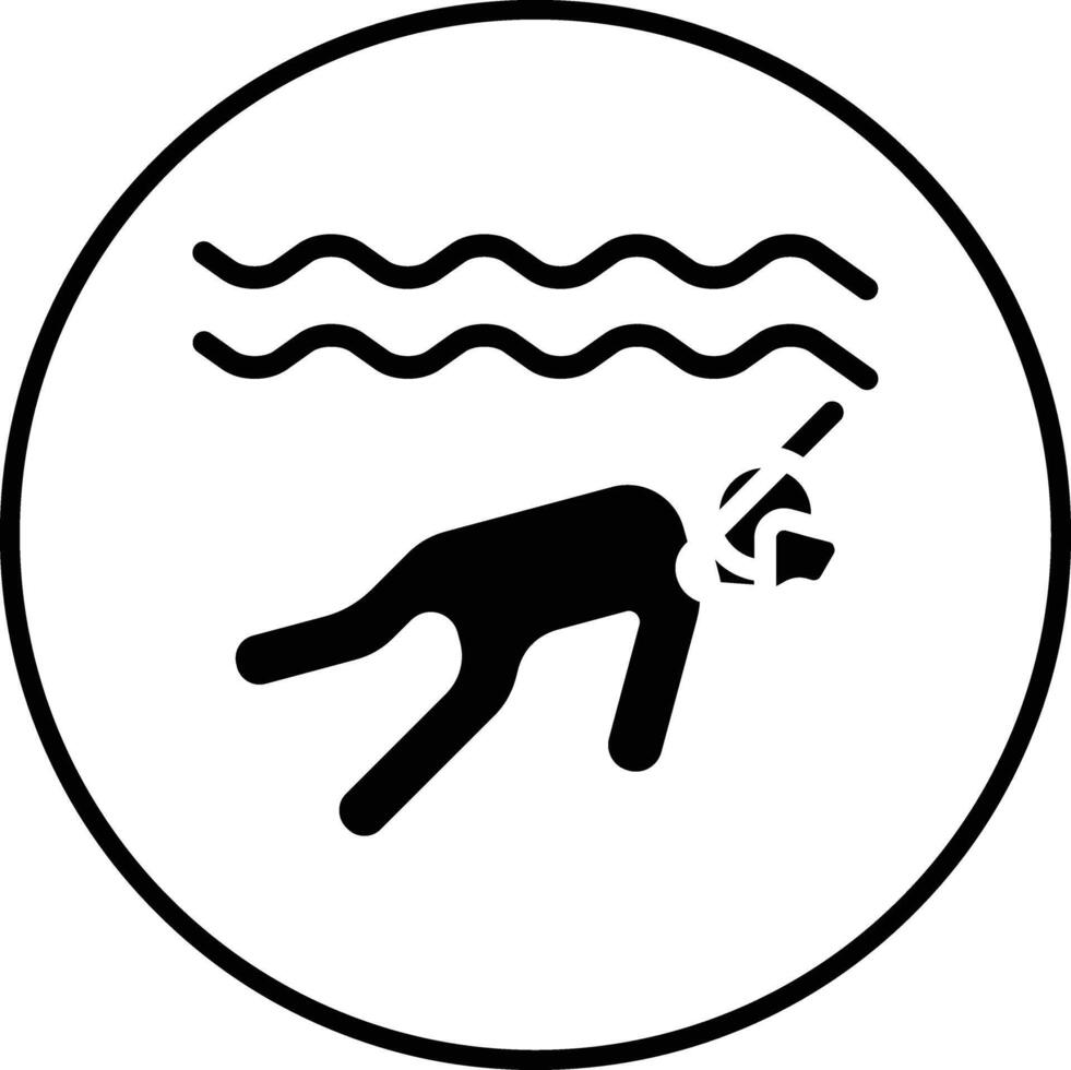 Diving Vector Icon