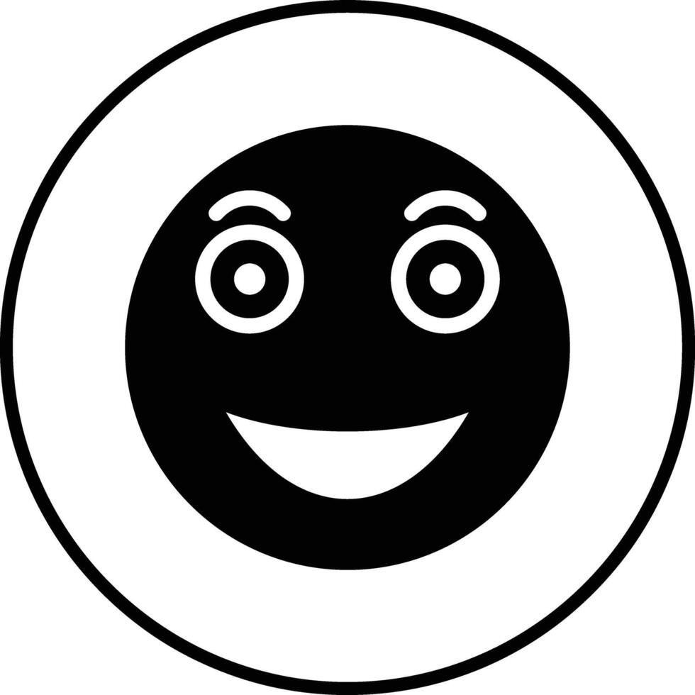 Grinning Face Vector Icon