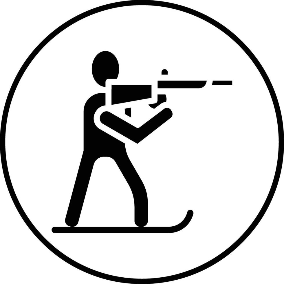 Biathlon Vector Icon