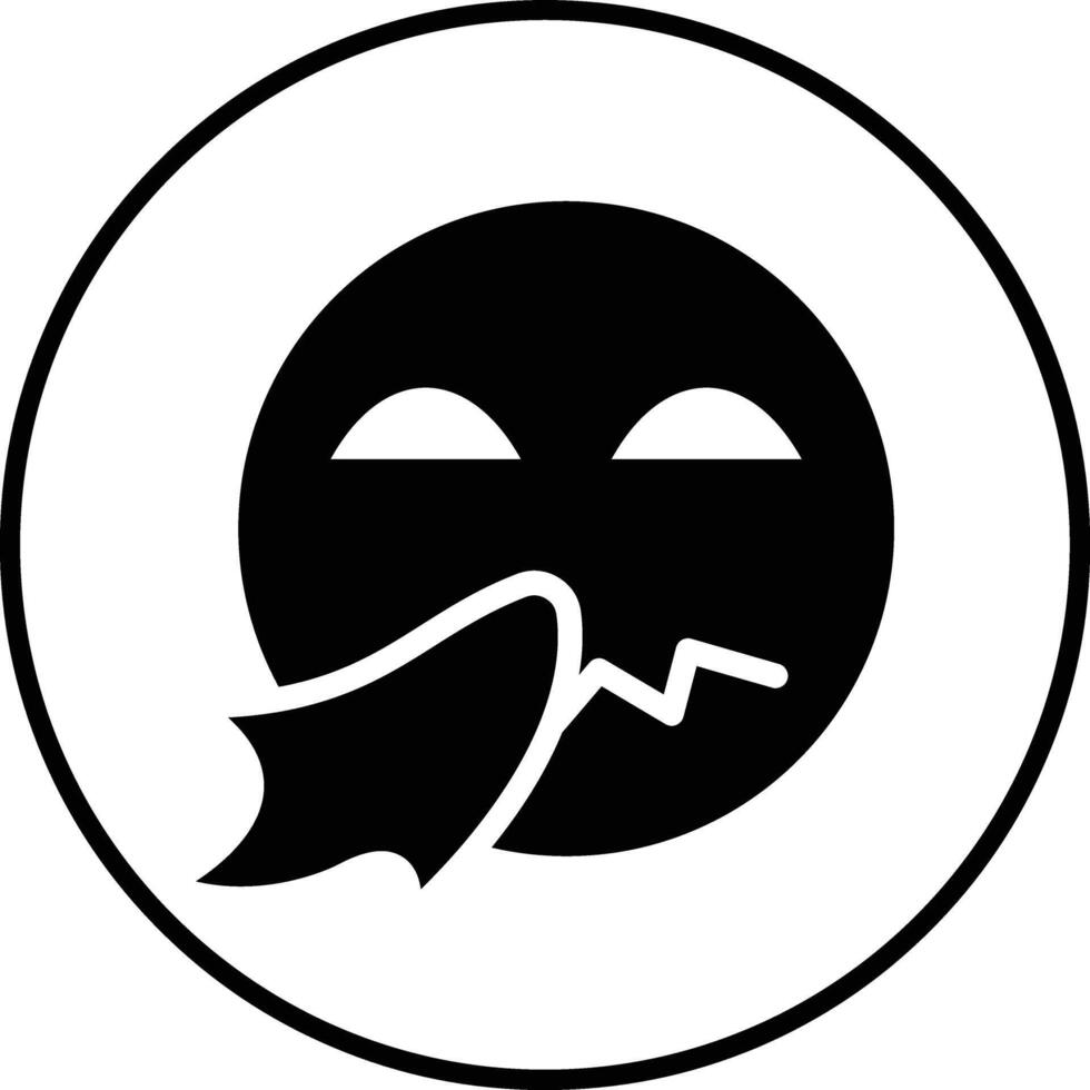 Sneezing Face Vector Icon