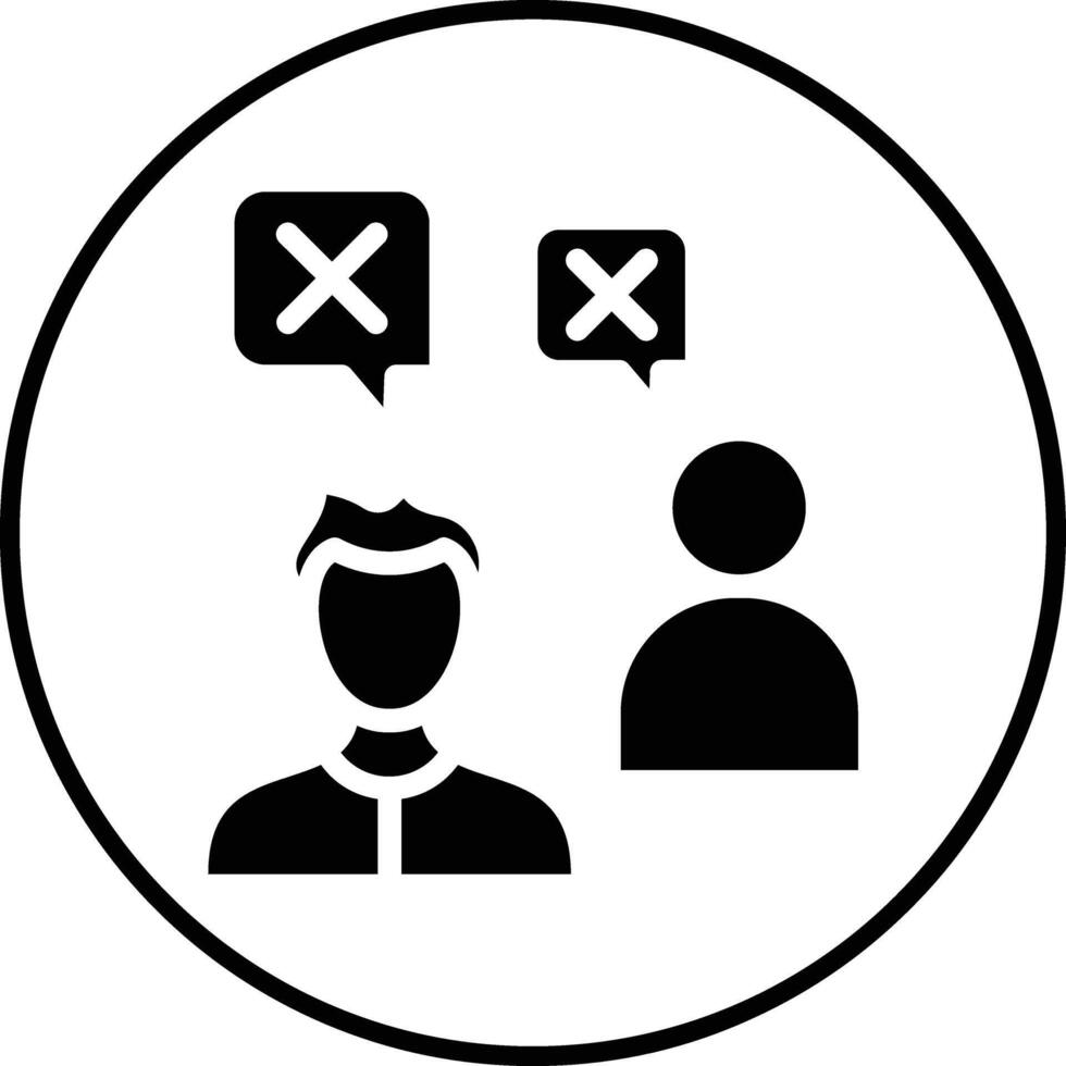 People Disagree Vector Icon