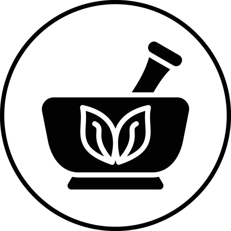 Herbal Treatment Vector Icon