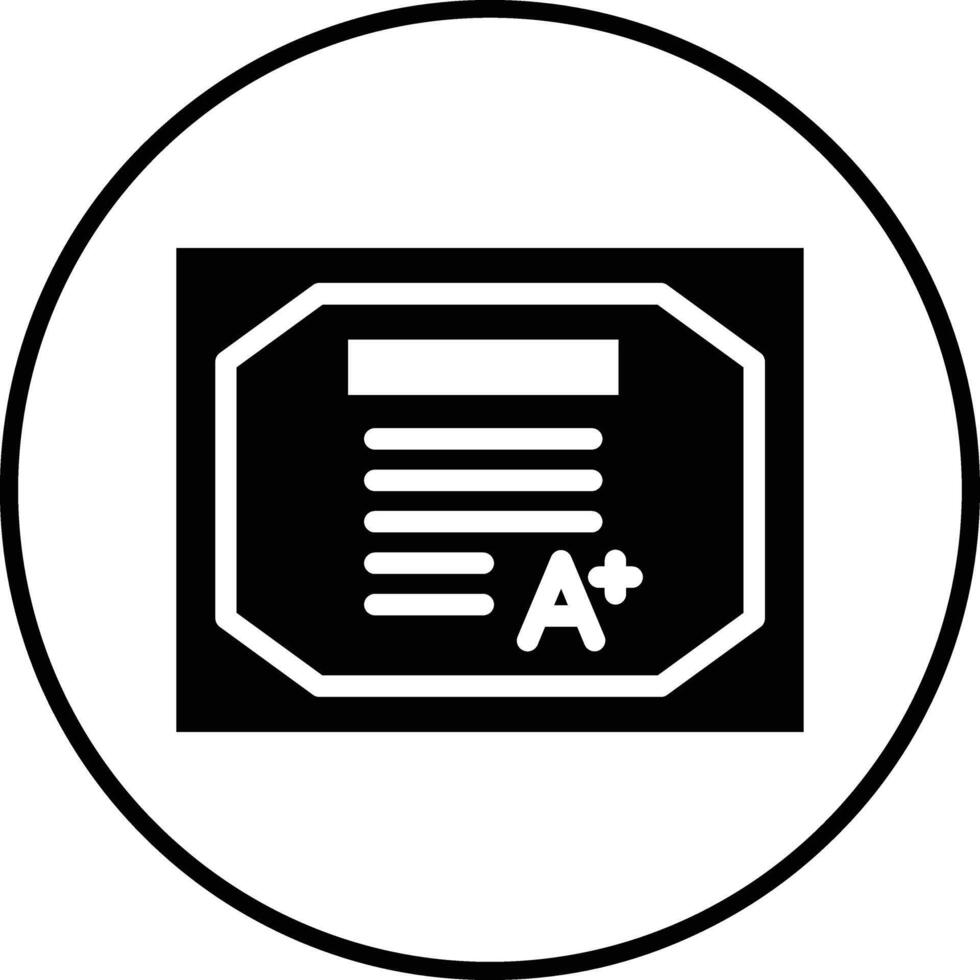 Grade Vector Icon