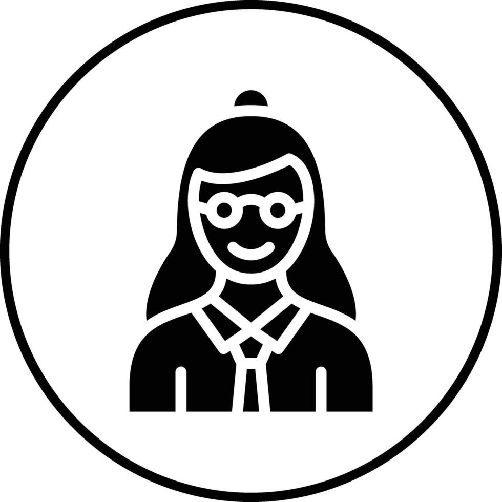 Female Teacher Vector Icon